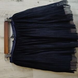 Trixxi Tutu Skirt Tulle Mesh Junior Women's Size 3 Dark Blue Party Holiday